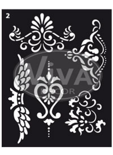 VIVA Decor Kombischablonen Serie Classic Nr. 1, Nr. 2 und 3