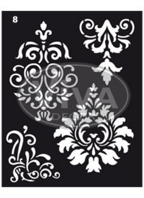 VIVA Decor Kombisalschablonen Serie Classic Nr. 7, Nr. 8 und 9