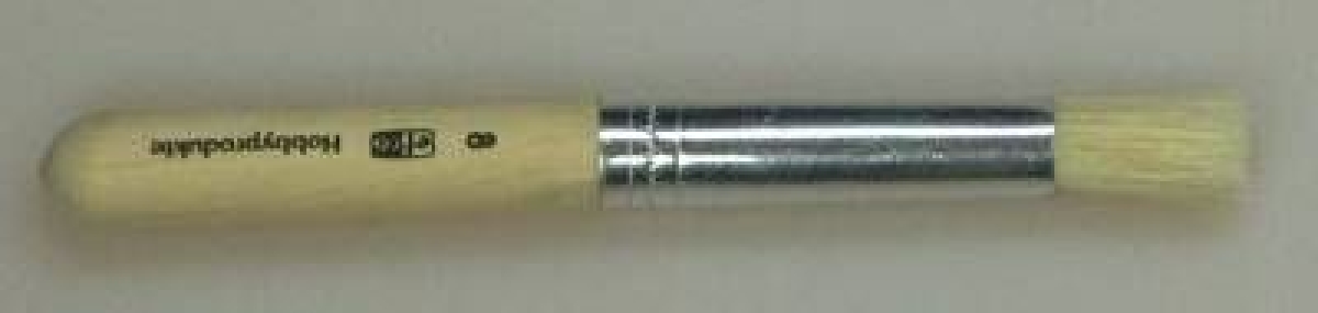 Schablonierpinsel roh Größe 8 Durchmesser 12 mm