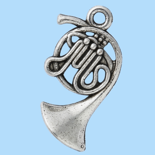 TRENDY Schmuckanhänger Instrument Horn