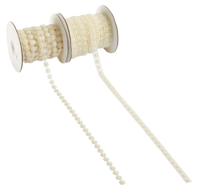 Creapop Schmuckborte perlmutt Design II pro Meter