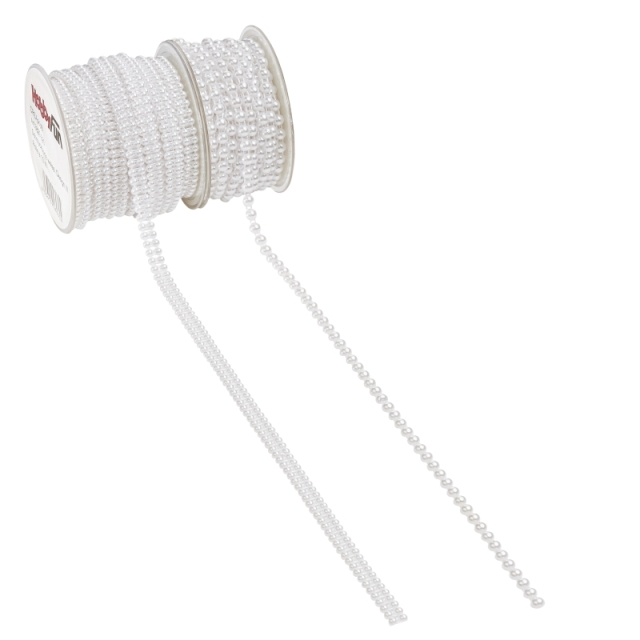 Schmuckborte weiss Design IV pro Meter