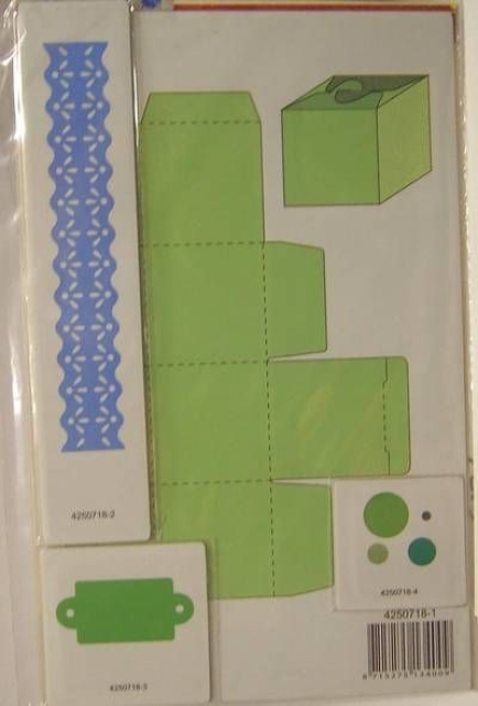 Schneideschablone Würfel mit Punkten SET 13 x 21 cm