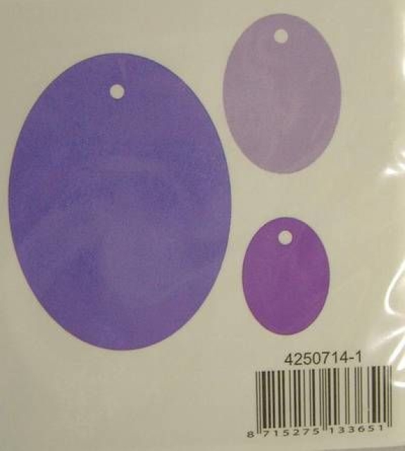 Schneideschablone Label oval