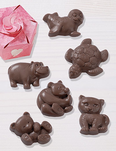 Schokoladengiessform "Tiere" 4 - 4,5 cm