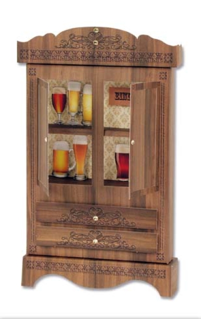 Reddy Cards Bausatz Schrankkarte braun