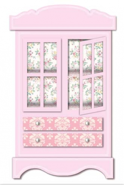 Reddy Cards Bausatz Schrankkarte rosa