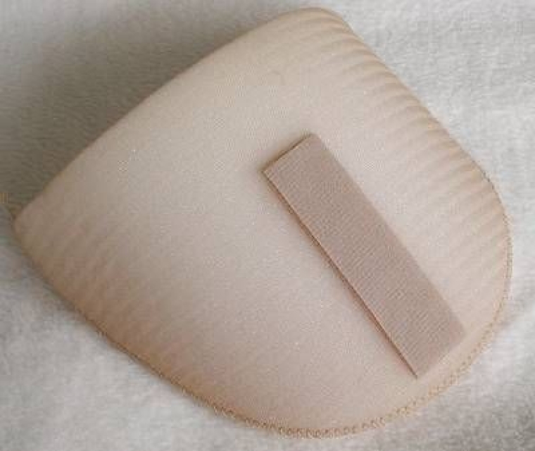 YKK Schulterpolster aus Schaumstoff je Paar haut mit Klettband