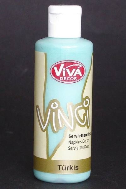 Viva Serviettentechnik Acrylmalfarbe 82 ml Türkis
