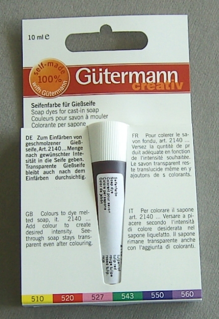 Gütermann Seifenfarbe für Gießseife 10 ml tulpenrot