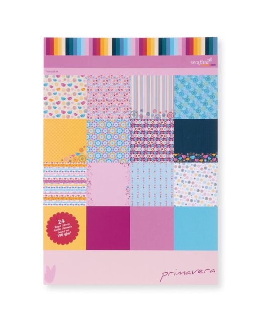 Serafina 24 Bogen Papier 190 Gramm DIN A4 Primavera
