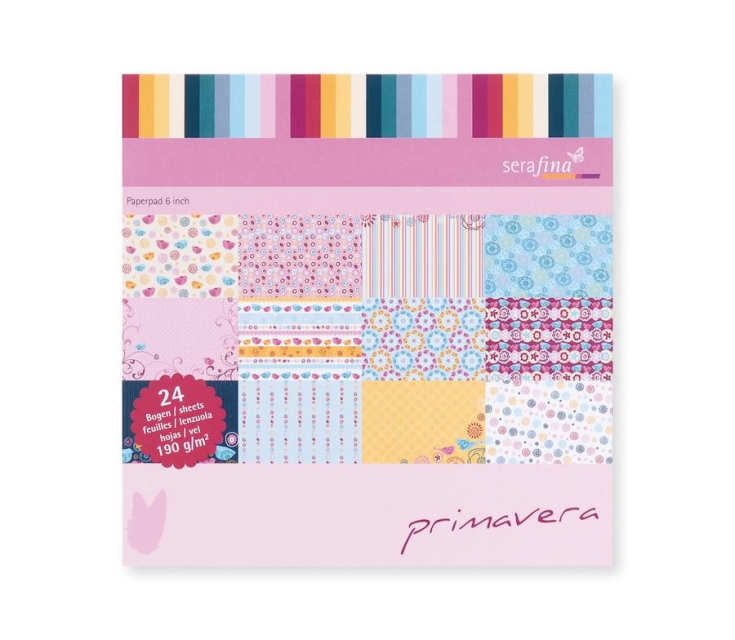 Serafina 24 Bogen Papier 190 Gramm Primavera