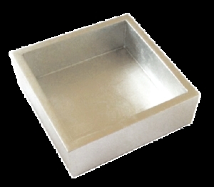 Caspari Serviettenhalter für Cocktail Servietten Silver lacquer