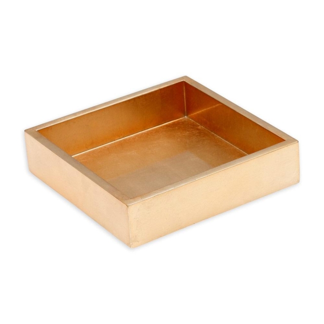 Caspari Serviettenhalter für Lunch Servietten Gold lacquer