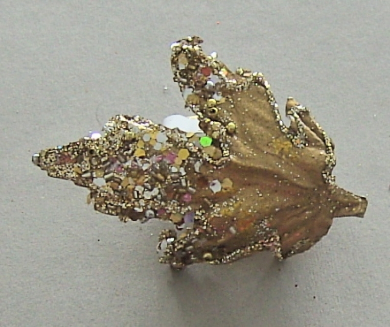 Caspari Serviettenring / Blatt gold