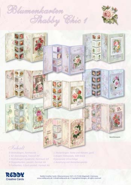 Reddy Cards Blumenkarten Shabby Chic 1