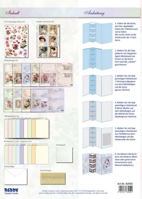 Reddy Cards Blumenkarten Shabby Chic 1
