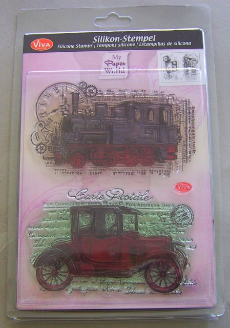 VIVA Decor Transparente Silikon-Stempel Oldtimer
