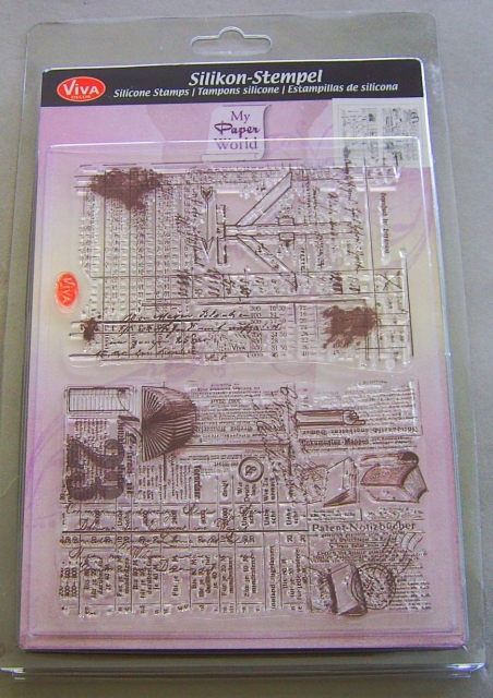 VIVA Decor Transparente Silikon-Stempel Skizzen