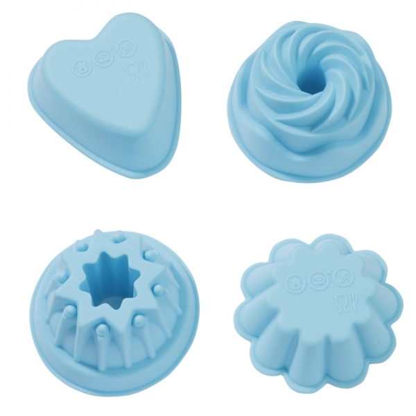 Hobbyfun Silikonform Set II - 4 Stück sortiert