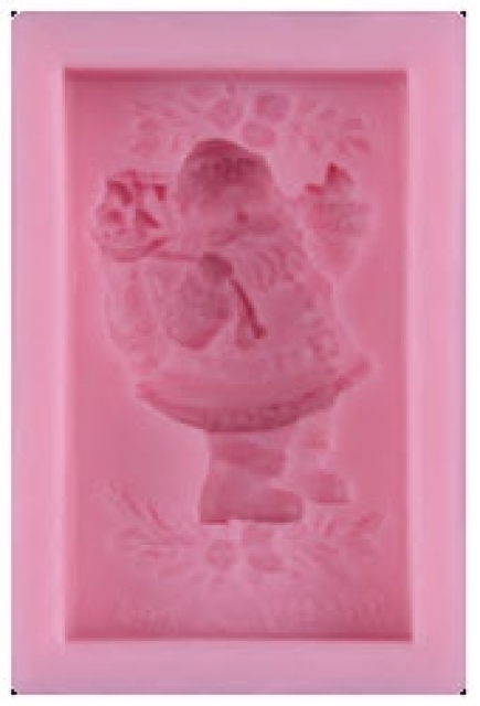 Silikonform Weihnachtsmann