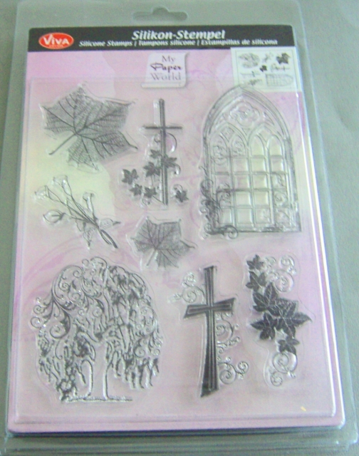 VIVA Decor Transparente Silikon-Stempel "Kondolenz"