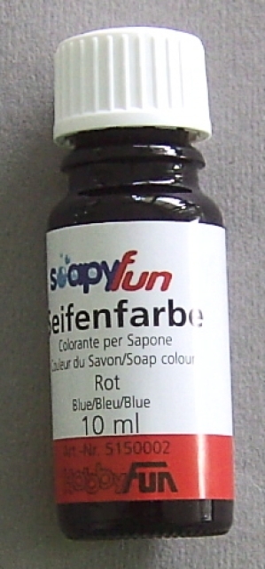 Hobbyfun Seifenfarbe für Gießseife 10 ml rot