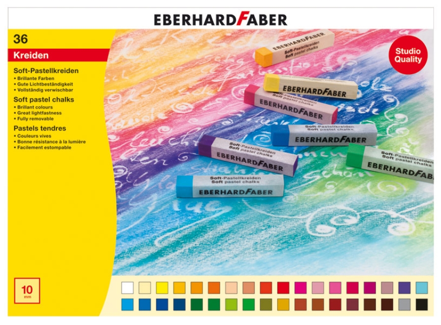 Softpastellkreiden 36er Kartonetui