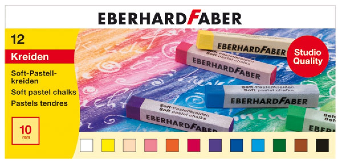 Softpastellkreiden 12er Kartonetui