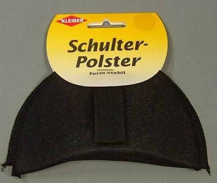 Kleiber Schulterpolster aus Schaumstoff je Paar schwarz