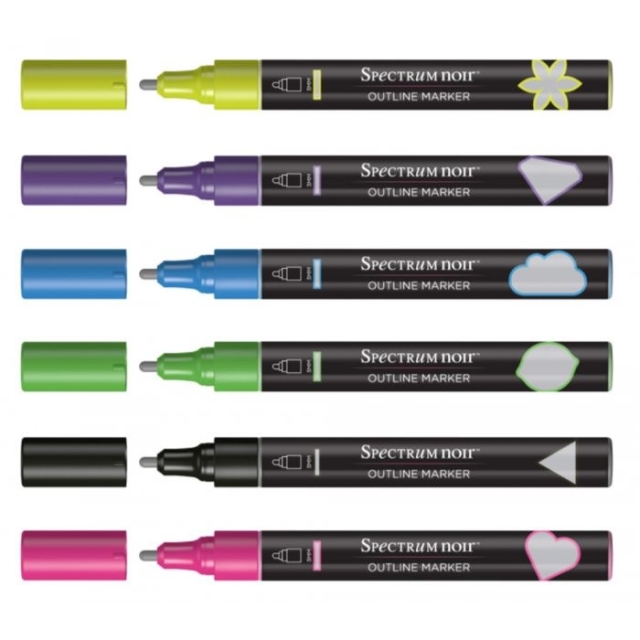 Spectrum Noir Outline Markers Dazzling Brights