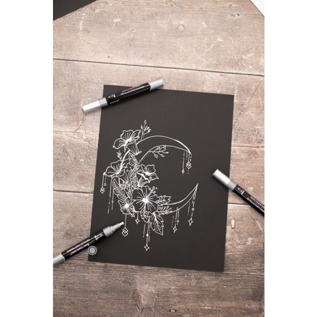 Spectrum Noir Metallic Paint Markers Quicksilver