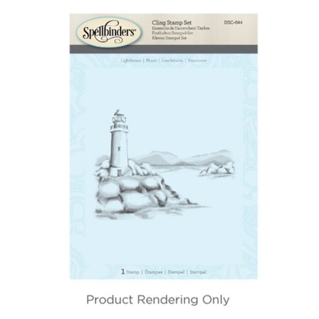 Spellbinders Lighthouse 3D Shading Stamp