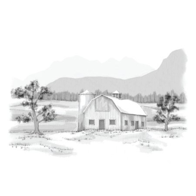 Spellbinders 3D Shading Stamp Farmland