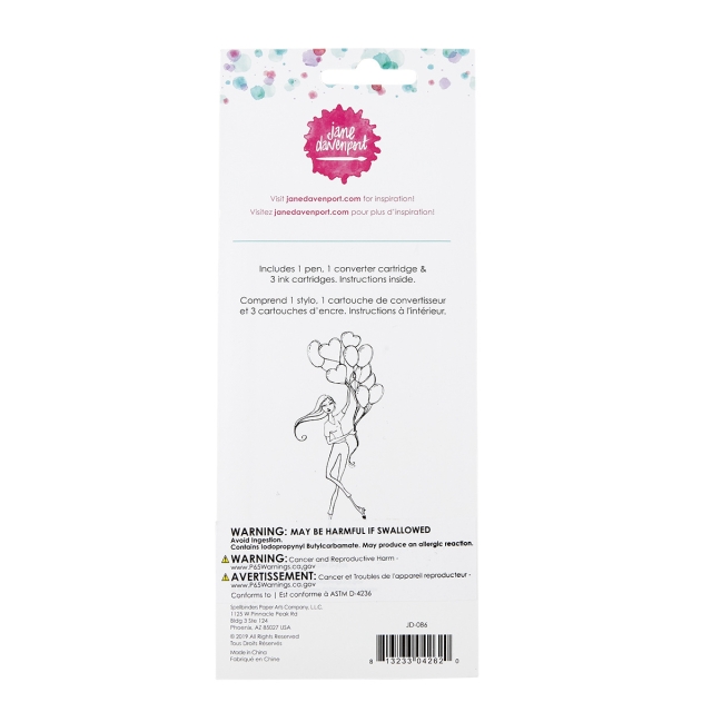 Spellbinders Inkredible Pen Teal Füllfederhalter mit Patronen