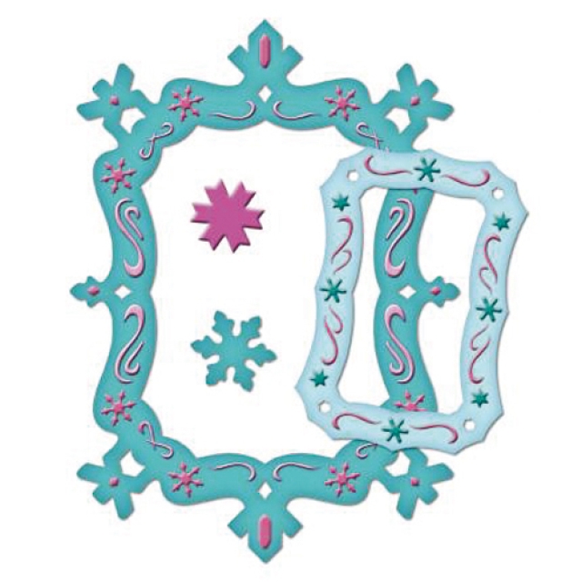 Spellbinder Metallschablone Frameabilities Snowflake Frame