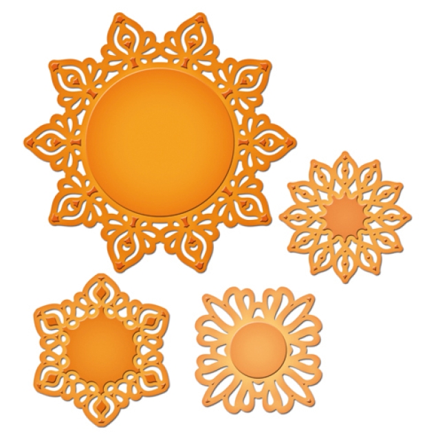 Spellbinder Metallschablone Shapeabilities Persian Motifs