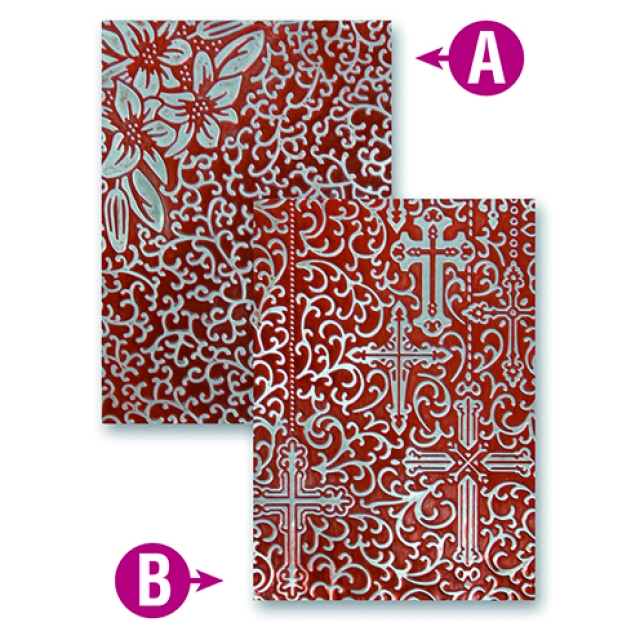 Prägeschablone M-Bossabilities Reverence 12,7 x 17,8 cm 2 Designs