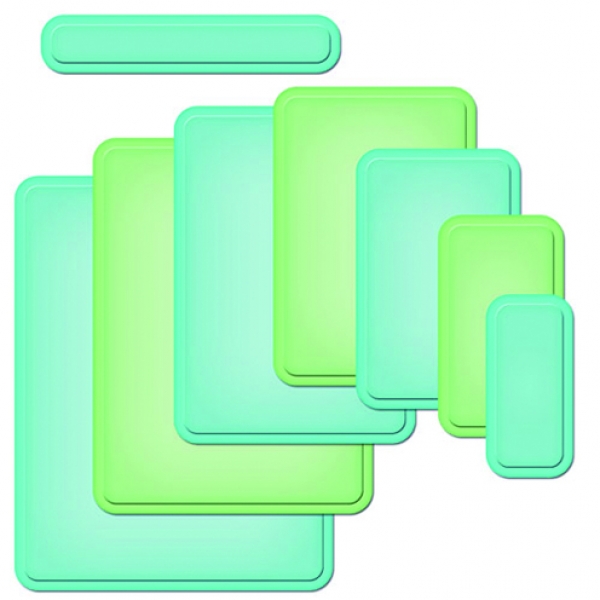 Spellbinder Metallschablone Nestabilities Card Creator A2 Curved Matting Basics A