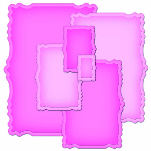 Spellbinder Metallschablone Nestabilities Decorative Labels Twenty-Nine