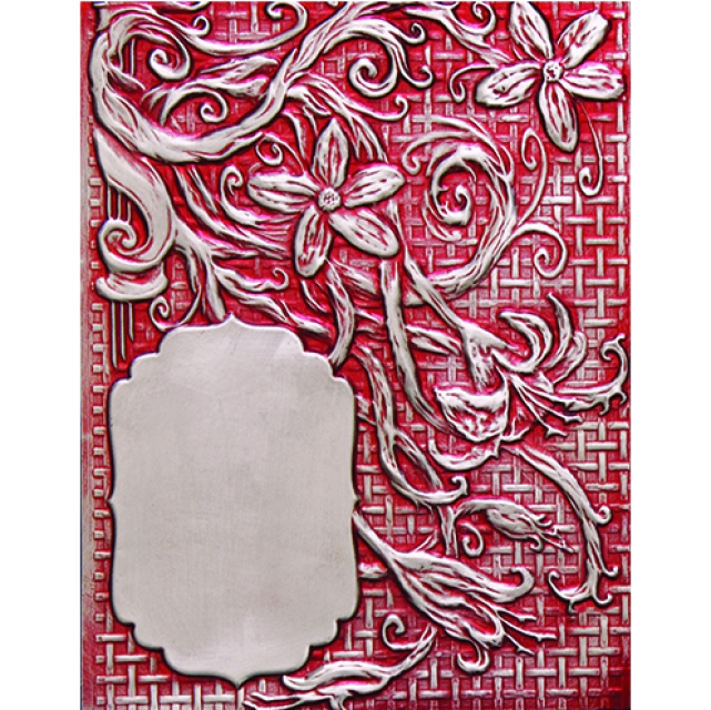 3D Prägeschablone M-Bossabilities Floral Labels Four 12,7 x 17,8 cm 1 Design