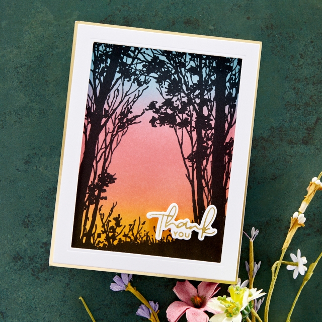 Spellbinders Forest Silhouette Clear Stamp