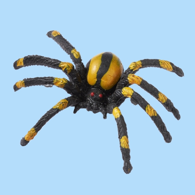 Spinne gelb/schwarz 4,5 cm 2 Stück