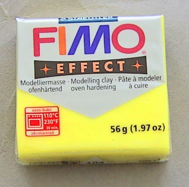 FIMO Effect transparent gelb