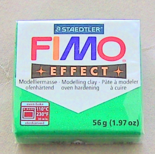 FIMO Effect Glitter Grün