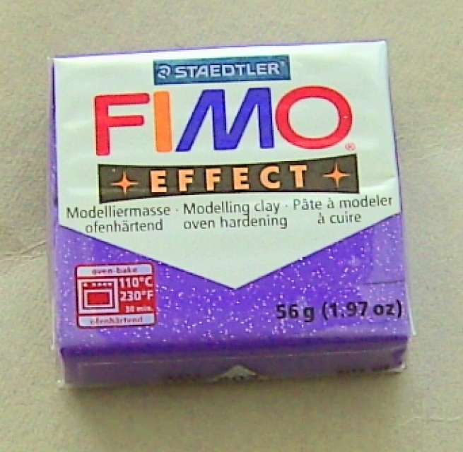 FIMO Effect Glitter Lila