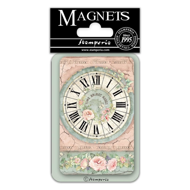 Stamperia Magnet 8 x 5.5 cm Clock