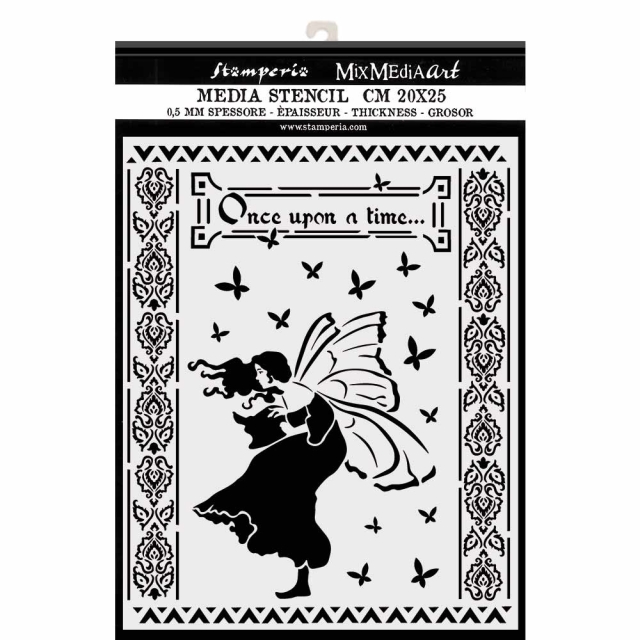 Stamperia Thick Stencil 20 x 25 cm Once upon a Time