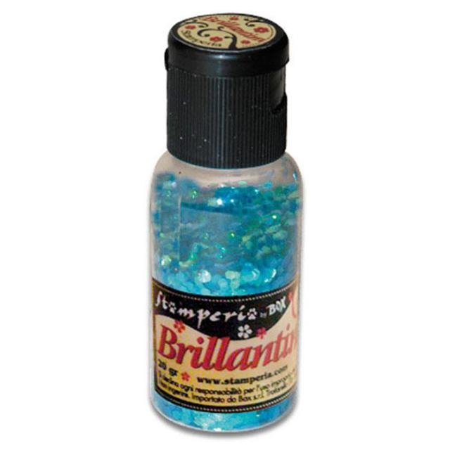 Stamperia 027 Glitter 20 Gramm sea blue