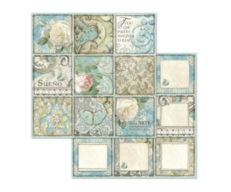 Stamperia 12 x 12 inch Paper Pack / Papiere Cosmos